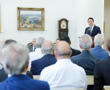 O Governador Carlos Massa Ratinho Junior participa nesta segunda-feira (17),  da solenidade para o pagamento de precatórios preferenciais a credores que participaram das rodadas de negociação promovidas pelo TJPR no ano passado.   Curitiba, 04/02/2020 - Foto: Rodrigo Félix Leal/AEN