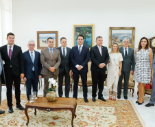 O Governador Carlos Massa Ratinho Junior participa nesta segunda-feira (17),  da solenidade para o pagamento de precatórios preferenciais a credores que participaram das rodadas de negociação promovidas pelo TJPR no ano passado.   Curitiba, 04/02/2020 - Foto: Rodrigo Félix Leal/AEN