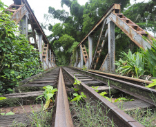 Morretes - Ponte de ferro.Morretes, 17-01-20.Foto: Arnaldo Alves / AEN.