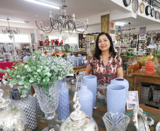 Morretes - Carmem Maria Matsumoto dos Santos, comerciante.Morretes, 17-01-20.Foto: Arnaldo Alves / AEN.