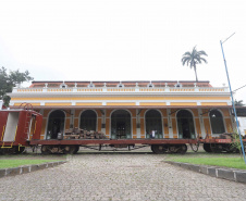 Estação ferroviária de Antonina, litoral do Paraná.Antonina, 18-01-20.Foto: Arnaldo Alves / AEN.