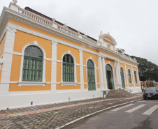 Estação ferroviária de Antonina, litoral do Paraná.Antonina, 18-01-20.Foto: Arnaldo Alves / AEN.