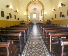 Igreja de Nossa Senhora do Pilar, matriz de Antonina, litoral do Paraná.Antonina, 18-01-20.Foto: Arnaldo Alves / AEN.