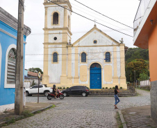 Igreja de São Benedito, em Antonina, litoral do Paraná.Antonina, 18-01-20.Foto: Arnaldo Alves / AEN.