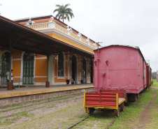 Estação ferroviária de Antonina, litoral do Paraná.Antonina, 18-01-20.Foto: Arnaldo Alves / AEN.