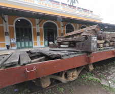 Estação ferroviária de Antonina, litoral do Paraná.Antonina, 18-01-20.Foto: Arnaldo Alves / AEN.