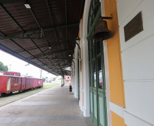 Estação ferroviária de Antonina, litoral do Paraná.Antonina, 18-01-20.Foto: Arnaldo Alves / AEN.