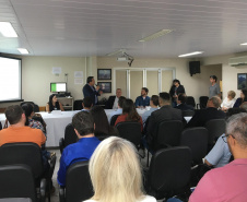 O Conselho Paranaense de Turismo (Cepatur) realizou nesta quarta feira (04), a sua 79° reunião ordinária. O secretário do Desenvolvimento Sustentável e do turismo, Márcio Nunes, presidente do Conselho, enfatizou a importância do órgão e falou sobre as ações que estão acontecendo no Paraná.Foto:SEDEST