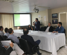 O Conselho Paranaense de Turismo (Cepatur) realizou nesta quarta feira (04), a sua 79° reunião ordinária. O secretário do Desenvolvimento Sustentável e do turismo, Márcio Nunes, presidente do Conselho, enfatizou a importância do órgão e falou sobre as ações que estão acontecendo no Paraná.Foto:SEDEST