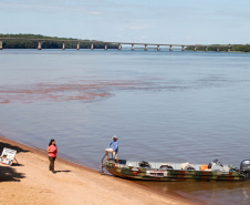 Ilhas, trilhas e praias cristalinas formam as belezas do Rio Paraná.Icaraíma - Foto: Ari Dias/AEN