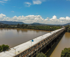 Ponte José Richa em União da Vitória.Foto Gilson Abreu/AEN