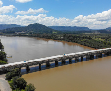 Ponte José Richa em União da Vitória.Foto Gilson Abreu/AEN