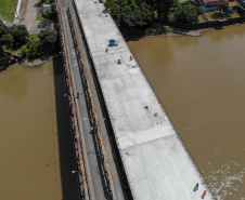 Ponte José Richa em União da Vitória.Foto Gilson Abreu/AEN