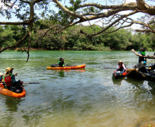 O Rio Paraná vai ganhar a Rota dos Pioneiros. O rio que dá nome ao Estado sempre foi uma importante rota de navegação. Ao longo dos séculos, indígenas, espanhóis, jesuítas, bandeirantes e migrantes de diferentes nacionalidades atravessaram as águas do Rio Paraná para encontrar em suas margens terras férteis para viver, explorar e conquistar.Foto: Divulgação/Rota dos Pioneiros