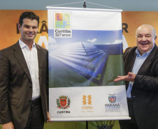 A Copel e a Prefeitura de Curitiba vão instalar uma usina pública de energia no aterro sanitário da Caximba. A instalação terá o formato de pirâmide e será movida a painéis solares e biomassa. A capacidade será de 5 Megawatt (MW).Foto: Copel