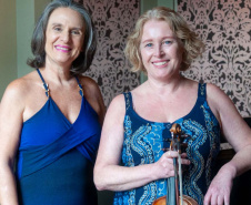 O Museu Paranaense (Mupa) promove nesta quinta-feira (12), às 19 horas, o concerto ‘Música Paranaense para Violino e Piano’, com repertório dos mais renomados compositores do Estado, executados pelas musicistas Bettina Jucksch (violino) e Carmen Célia Fregoneze (piano)