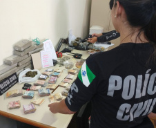 Polícia Civil registra aumento de 14% na apreensão de drogas