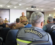 Reunião da PM com torcidas e clubes define ações para o Atletiba. Foto: Soldado Adilson Voinaski Afonso