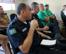 Reunião da PM com torcidas e clubes define ações para o Atletiba. Foto: Soldado Adilson Voinaski Afonso