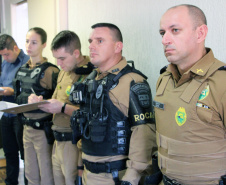 Reunião da PM com torcidas e clubes define ações para o Atletiba. Foto: Soldado Adilson Voinaski Afonso