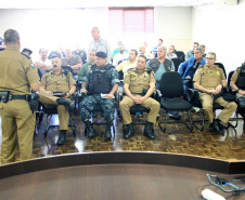 Reunião da PM com torcidas e clubes define ações para o Atletiba. Foto: Soldado Adilson Voinaski Afonso