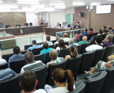 O projeto de pavimentação da rodovia PR-160, no trecho entre Imbaú e Reserva, foi apresentado para a população das duas cidades em audiências públicas nesta terça-feira (10), nas respectivas câmaras de vereadores. Os eventos foram promovidos pela Secretaria de Estado de Infraestrutura e Logística e o Departamento de Estrada