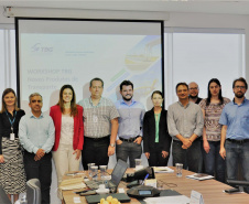 A Companhia Paranaense de Gás (Compagas) recebeu, nesta terça-feira (10), uma equipe técnica da Transportadora Brasileira Gasoduto Brasil-Bolívia (TBG), operadora do Gasbol em território nacional, para um workshop cujo objetivo foi apresentar a agenda da TBG para a oferta de capacidade de transporte de gás natural em 2020. Foto: Compagas