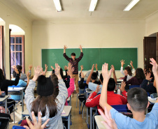 Escolas do Paraná são espaço de aprendizagem e acolhimento. Foto: Silvio Turra/SEED