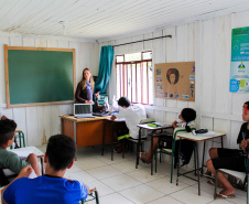 Escolas do Paraná são espaço de aprendizagem e acolhimento. Foto: Silvio Turra/SEED