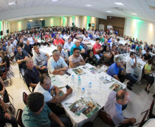 A Secretaria de Estado do Desenvolvimento Sustentável e do Turismo, em parceria com a Faep/Senar, promoveu nesta quinta e sexta-feira (12 e 13) mais uma rodada de eventos no Interior para apresentação do Programa Descomplica Rural e do ICMS Ecológico, nos municípios de Umuarama e Campo Mourão. Foto: Faep/SEDEST
