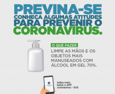 A informação de qualidade é ainda uma das melhores armas para se prevenir contra o coronavírus. Pensando nisso, o Governo do Paraná lançou uma campanha com orientações sobre os métodos de prevenção, para evitar a propagação do vírus e também para tranquilizar a população. Todo o conteúdo está disponível no site www.coronavirus.pr.gov.br.