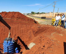  Obras viabilizam coleta e tratamento de esgoto para mais de 2,1 mil famílias de Arapongas. Foto: Sanepar
