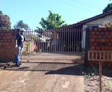 Soldados do Exército, militares estaduais, coordenadores municipais da Defesa Civil do Paraná, radioamadores voluntários e agentes de saúde municipais realizam uma grande ação de combate à dengue em 17 cidades do Estado. Foto: Defesa Civil