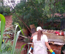 Soldados do Exército, militares estaduais, coordenadores municipais da Defesa Civil do Paraná, radioamadores voluntários e agentes de saúde municipais realizam uma grande ação de combate à dengue em 17 cidades do Estado. Foto: Defesa Civil