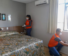 Doações e voluntariado contribuem com enfrentamento ao coronavírus no Paraná. Foto: Defesa Civil. Gilson Abreu/AEN