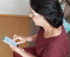 Celepar aproxima idosos a suas famílias com tecnologia. Foto: Celepar