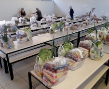 A determinação do Governo do Estado de que, mesmo com a situação criada pela pandemia do coronavírus, não apenas está mantida a compra de alimentos da agricultura familiar, como o volume será ampliado com aporte extra de R$ 20 milhões, animou as associações e cooperativas de produtores, que veem nisso a possibilidade de manutenção dos planos para seus negócios. Foto:SEED