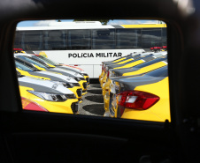 O Governador Carlos Massa Ratinho Junior entrega nesta sexta-feira (27/03),  118 viaturas para equipes da Policia Militar e Bombeiros  para auxiliar no combate a pandemia do novo coronavírus.  Curitiba, 27/03/2020 - Foto: Geraldo Bubniak/AEN