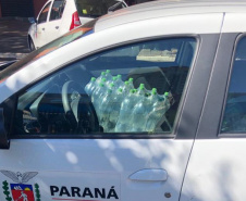 Governo entrega álcool líquido para 264 entidades que atendem idosos . Foto:SEJUF