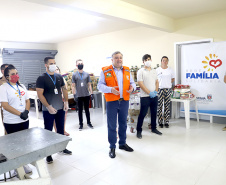 Doações destinadas a entidades sociais prioritárias começam a ser recebidas pela Rede Família Solidária
. Foto:SEJUF