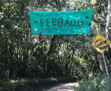 Parques do Estado continuam fechados para visitação. Foto: IAT
