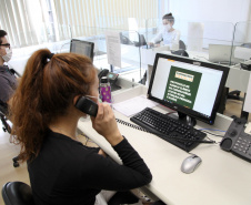 Centrais de atendimento tiram dúvidas sobre o novo coronavírus. Foto: Ari Dias/AEN
