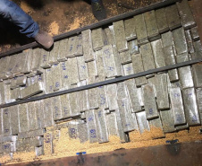 Segurança Pública tira 143,6 toneladas de drogas de circulação no Paraná em 2019. Foto:SESP