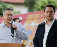23/04/2020 Governador Carlos Massa Ratinho Junior, entrega leitos do Hospital Universitario de Londrina.Foto Gilson Abreu