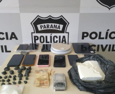 PCPR apreende cerca de três toneladas de drogas em 15 dias. Foto: Polícia Civil