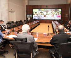 O Governo do Estado prepara para os próximos dias o lançamento de um grande pacote de incentivo à cultura paranaense. O anúncio foi feito nesta segunda-feira (04) pelo vice-governador Darci Piana e pela superintendente da Cultura, Luciana Casagrande, em reunião por videoconferência com diversos representantes do setor no Paraná.
 Foto: Ari Dias/AEN