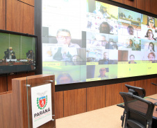O Governo do Estado prepara para os próximos dias o lançamento de um grande pacote de incentivo à cultura paranaense. O anúncio foi feito nesta segunda-feira (04) pelo vice-governador Darci Piana e pela superintendente da Cultura, Luciana Casagrande, em reunião por videoconferência com diversos representantes do setor no Paraná.
 Foto: Ari Dias/AEN
