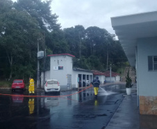 Sanepar continua desinfecção em hospitais e asilos. Foto: Sanepar