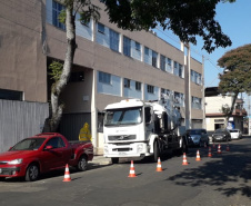 Sanepar continua desinfecção em hospitais e asilos. Foto: Sanepar