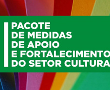 Governo do Paraná lança pacote de medidas de valorização, apoio e fortalecimento do setor cultural. Arte: SECC